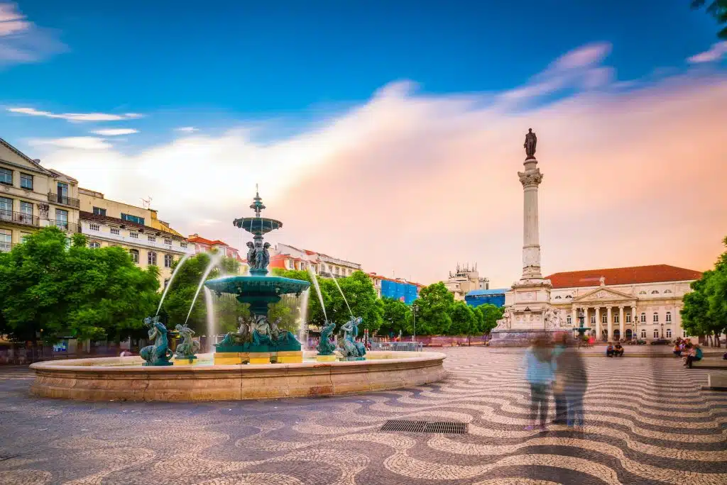 Rossio Square, Lisbon, Portugal