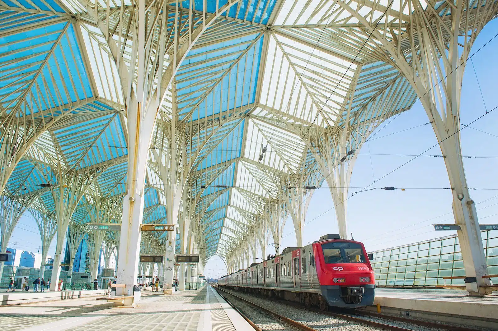 רכבת מליסבון לפורטו בתחנה בליסבון