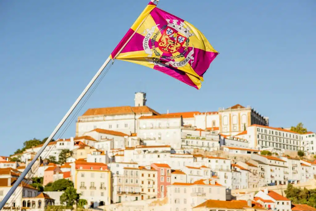 Coimbra city in Portugal